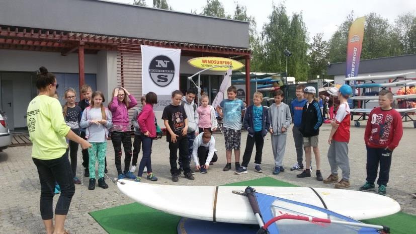 W zajęciach zorganizowanych przez Starostwo w Ośrodku Sportów Wodnych i rekreacji w Borzygniewie wzięli udział uczniowie klas III V naszej szkoły.