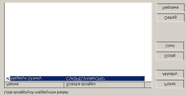Rysunek 24, Okno Magazynów badań Zawartość każdego magazynu może być przeglądana przy pomocy okna Dane Pacjenta. Istnieje również możliwość wczytywania badań z innych magazynów (np. z archiwum).