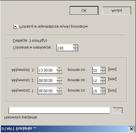 Rady i porady Dobrym rozwiązaniem, ułatwiającym pracę ze starszymi rejestratorami jest stworzenie dla nich osobnego zestawu preferencji, który będzie uwzględniał tylko 3 okresy