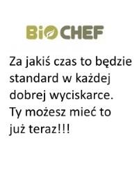 Między innymi dlatego BioChef do całych warzyw i owoców jest najciekawszym wydarzeniem na rynku pionowych wyciskarek wolnoobrotowych w 205 roku.