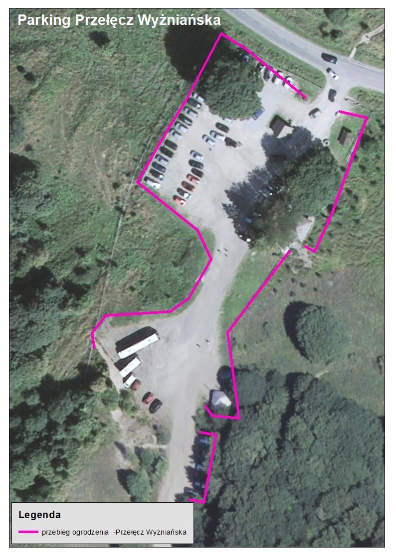 Część 2: Remont ogrodzenia parkingu Rzeczyca - wykonanie ogrodzenia dwurzędowego