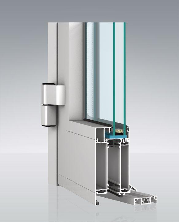 Aluminioe drzi ejścioe IMPERIAL Aluminioe drzi ejścioe IMPERIAL bazują konstrukcyjnie i optycznie na systemie okien aluminioych o tej samej nazie.