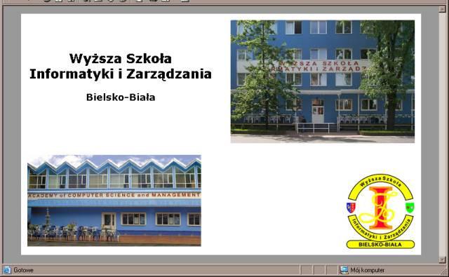 Przykład tworzenia tabeli dla uzyskania określonego układu strony Poniżej przedstawiony przykład ma na celu zademonstrowanie użycia prostej tabeli do zaimplementowania określonego układu strony.