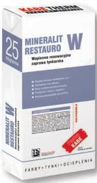 12.5 Materia y uzupe niajàce / do wykonywania historycznych, wapiennych wypraw tynkarskich Karta nr 12.5.1 / 06.05.