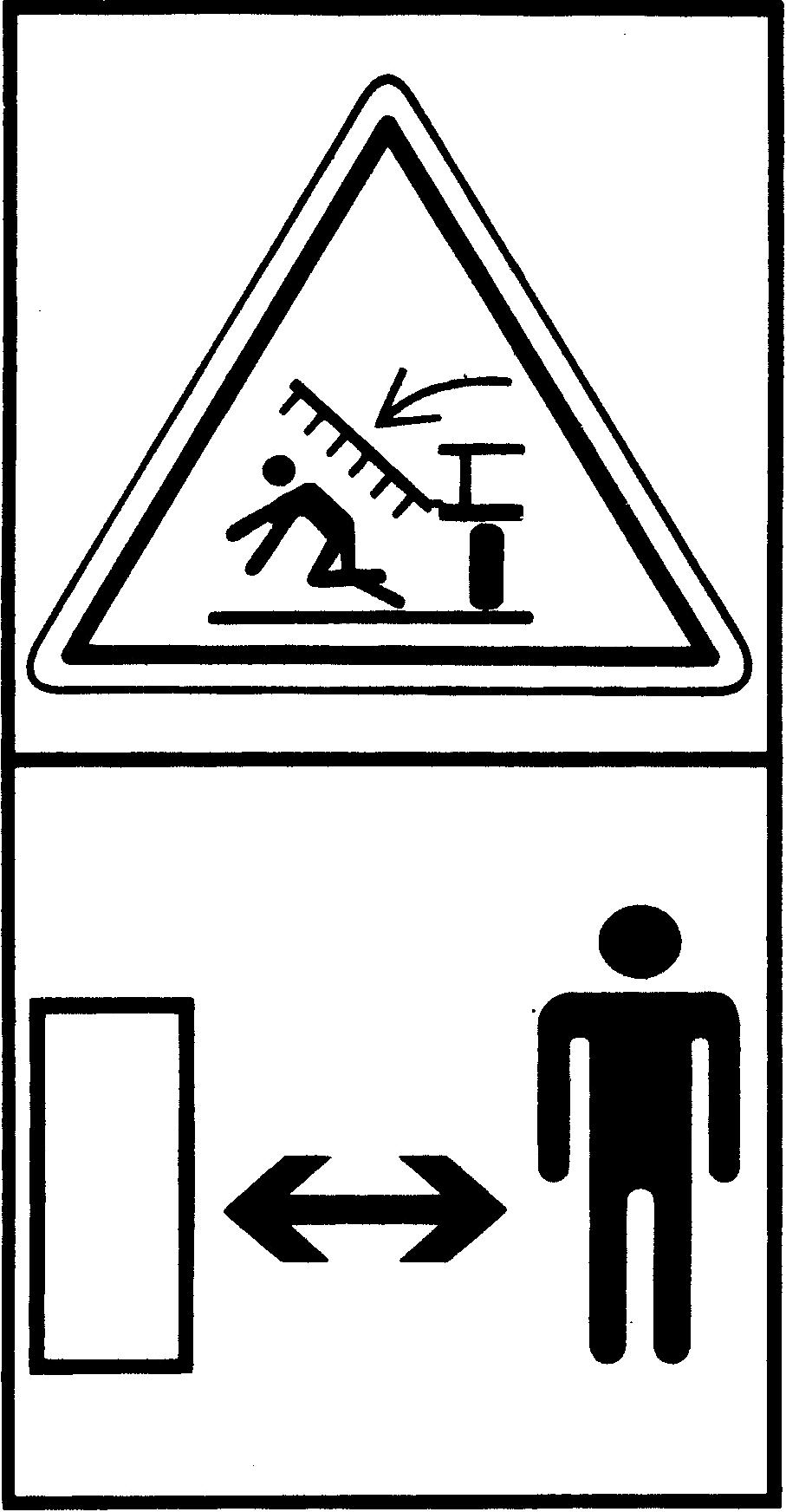Znaki informacyjno-ostrzegawcze Znak bezpieczeństwa Znaczenie znaku bezpieczeństwa Miejsce umieszczenia na maszynie Przeczytać instrukcje obsługi przed rozpoczęciem
