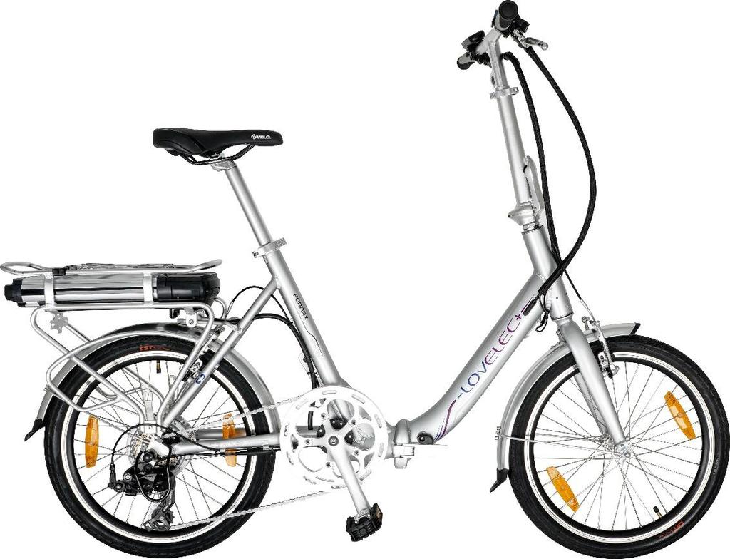 Opis roweru elektrycznego: 2 1 3 4 6 5 1. Panel sterowania 2.
