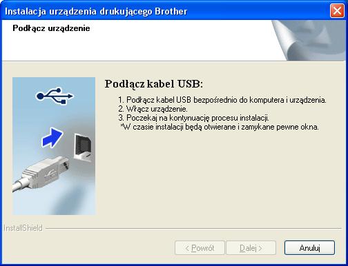 USB Winows Dl użytkowników intrfjsu USB (Winows XP/XP Profssionl x64 Eition/Winows Vist / Winows 7) 20 Prz instlją Upwnij się, ż komputr jst WŁĄCZONY i użytkownik jst zlogowny z uprwninimi ministrtor.