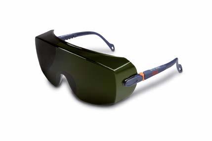 Cechy i zalety: Styl Wszechstronna konstrukcja pozwala na ich stosowanie z szeroką gamą okularów dostępnych na receptę Okulary 3M 2805 nakładane na okulary korekcyjne Kolor soczewek: Zaciemnienie 5,