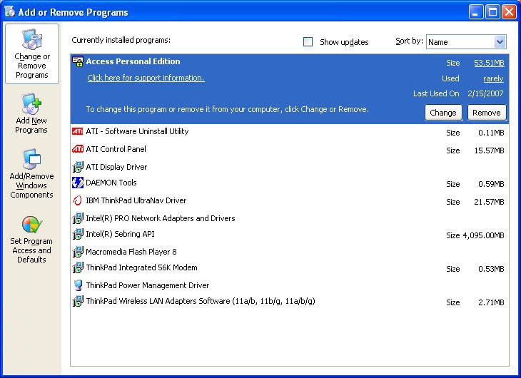 104 pl Deinstalacja Ponowna instalacja Access Professional 5.1.1 Oprogramowanie Windows Aby odinstalować aplikację Access PE, należy otworzyć okno dialogowe Windows za pośrednictwem poleceń Start > Ustawienia > Panel sterowania > Dodaj lub usuń programy.