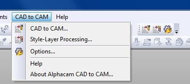 CAD to CAM CAD to CAM Zmiany w interfejsie użytkownika W poprzednich wersjach CAD to CAM nie był domyślnie włączonym dodatkiem.