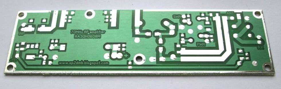 Wzmacniacz mocy 70MHz na module RA30H0608M opr. Piotrek SP2DMB 19.08.2014r. sp2dmb@gmail.com www.sp2dmb.blogspot.com www.sp2dmb.cba.