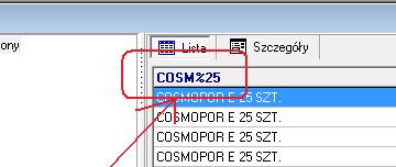 Rozdział IV Zasady obsługi programu w części back office przyciski uruchamiające zadania, adekwatne do otwartej tablicy i miejsca w programie.