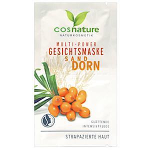 COSNATURE Naturalna multi-odżywcza maska do twarzy z rokitnikiem Maska to silnie skoncentrowany multi-talent do pielęgnacji skóry, o wspaniałych właściwościach: odmładza, odnawia komórki, wzmacnia,