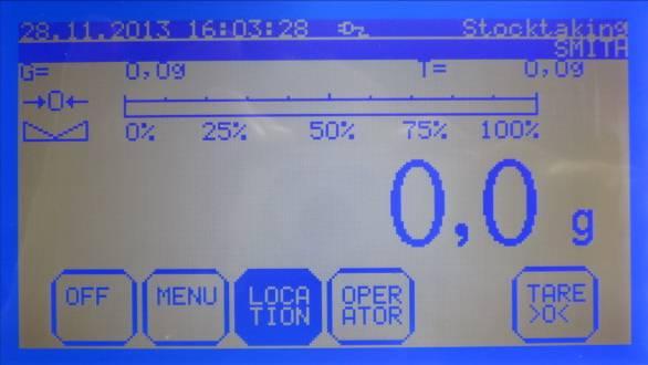 6.3 Wybór operatora/lokalizacji Wybór operatora: Po naciśnięciu przycisku Operator zostaną wyświetlone pola wyboru z dopuszczonymi operatorami. Wybrać aktualnego operatora.