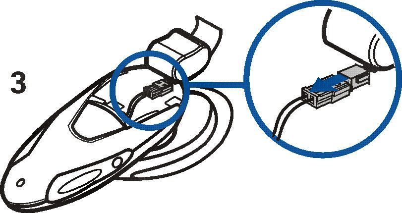 4. Pod³±cz now± bateriê do z³±cza.