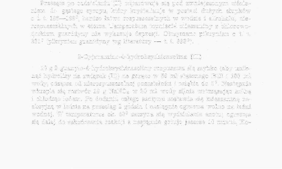 O guanidynowych pochodnych chinazoliny 55 czym powstaje bezbarwny obfity osad; gotuje się ponownie w ciągu 15 minut, sączy i przemywa dużą ilością wody do zaniku reakcji alkalicznej.