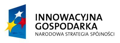 , Dostawa serwera dedykowanego, Program Operacyjny Innowacyjna Gospodarka, lata 2007-2013 Oś priorytetowa I: Badania i rozwój nowoczesnych technologii