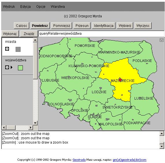 WEB GIS - Geostrada.com.