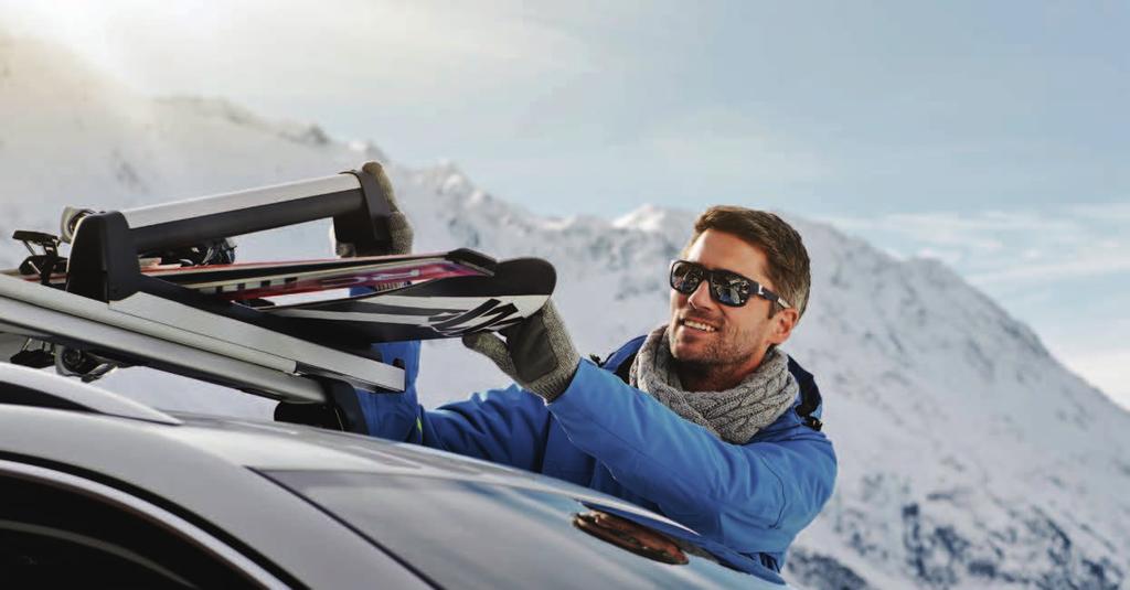 Transport. Belki bagażnika dachowego System bazowy dla wszystkich przystawek (np. uchwyty na rowery, na deskę snowboardową i bagażnik dachowy typu box ).