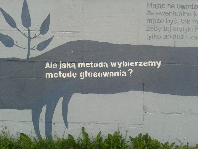 Cytat z filmu Rejs reżyseria Marek Piwowski, 1970 Mural