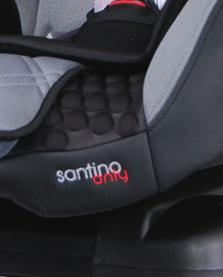 Santino ONLY GREY BLACK Elegancka tapicerka z eko-skóry Elegant eco-leather upholstery elegancka pikowana tapicerka elegant quilted upholstery specjalny materiał