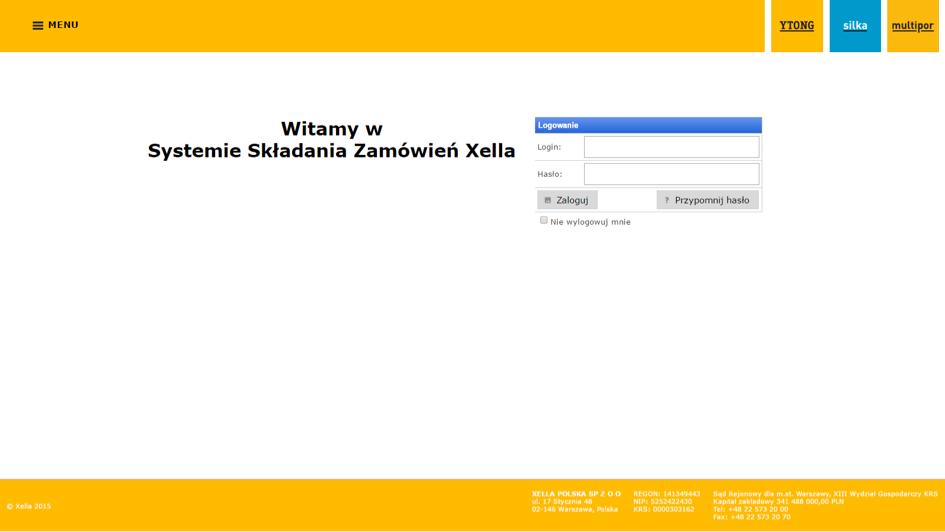 1. Pierwsze logowanie generowanie bądź odzyskiwanie hasła Po wprowadzeniu adresu pojawi się