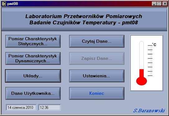 Wciśniecie przycisku Ok. Spowoduje ukazanie się panelu głównego aplikacji (Rys. 4) Rys. 4. Panel główny WPP 2.