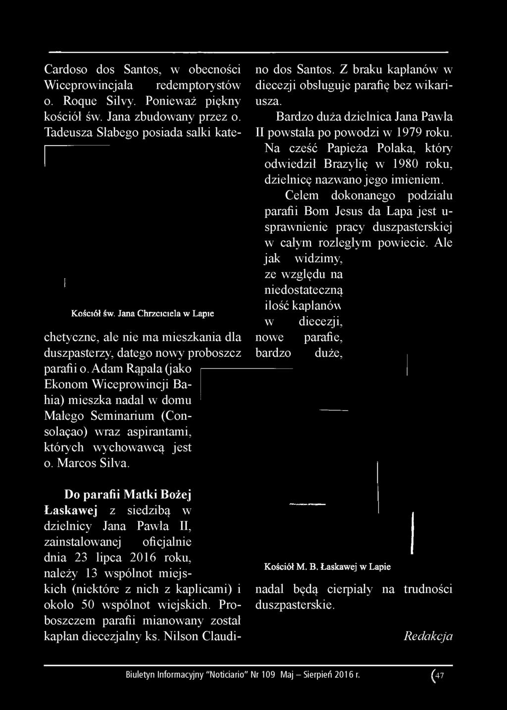 kościół św. Jana zbudowany przez o.