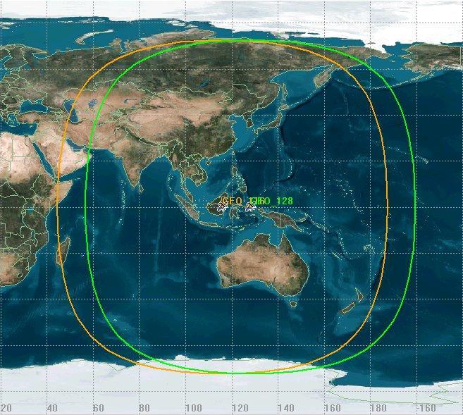 Processed Data Distribution Coverage COMS orbit is 128.