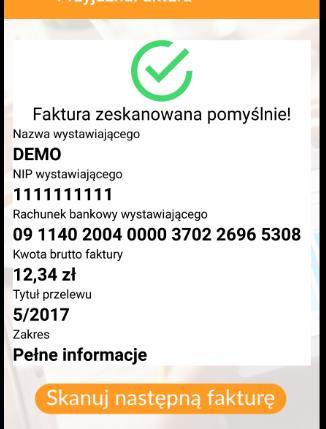 Bezpośrednio po odczytaniu kodu QR w telefonie, w komputerze z systemem Windows w którym pracuje okienkowa wersja programu Przyjazna Faktura, w podkatalogu.