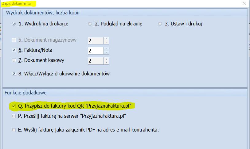 Uczestnictwo w programie PrzyjaznaFaktura.pl w stopniu podstawowym ogranicza się do umieszczenia kodu QR na wystawianej fakturze.