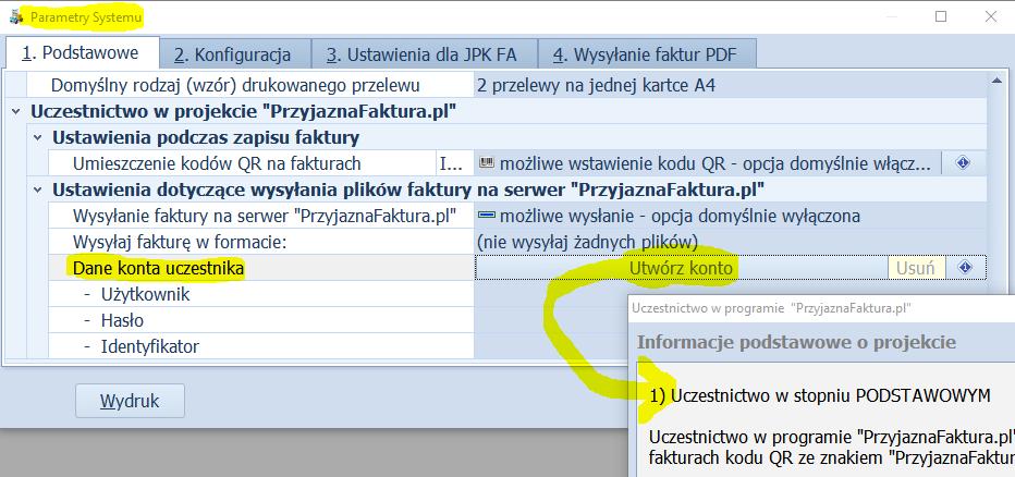 3. Przesyłanie plików własnych faktur na serwer PrzyjaznaFaktura.pl Pełne uczestnictwo w projekcie PrzyjaznaFaktura.