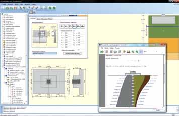 Sprawdzenie nośności gruntu zgodnie z normą PN-81/B-03020. Sprawdzenie stateczności na obrót/przesuw i ogólnej. DXF-Ściana oporowa Wykonywanie rysunków w formacie DXF.