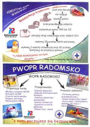 Współzawodnictwo sportowe w pływaniu. Starostwo Powiatowe w Radomsku realizację w/w zadania zleciło Powiatowemu Wodnemu Pogotowiu Ratunkowemu w Radomsku.