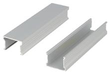 100 Aluminium Długość 3 m 24 Wkręt 2,5x16 16 1 15 18 Profil przyścienny do płyty o grubości 18 mm Zastosowanie: