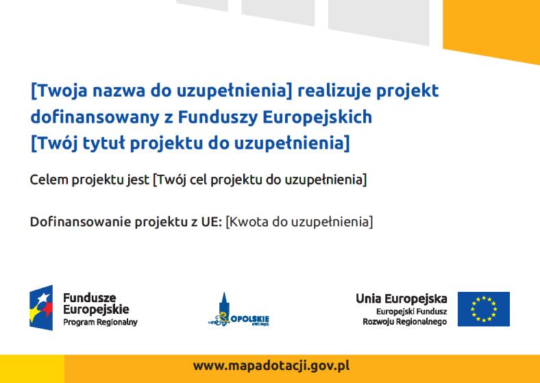 3.11 Gdzie powinieneś umieścić plakat? Plakat powinieneś umieścić w widocznym i dostępnym publicznie miejscu. Może być to np. wejście do budynku, w którym masz swoją siedzibę albo w recepcji.
