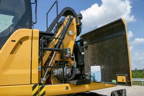 Jeśli chcesz szybko przemieszczać materiał, potrzebujesz wydajnego układu hydraulicznego takiego jak w modelach serii MH.