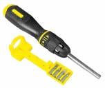 Końcówka 1/4" Pz2 x 25mm - 100szt. Końcówka 1/4" T20 x 25mm - 25szt. Końcówka 1/4" T25 x 25mm - 25szt.