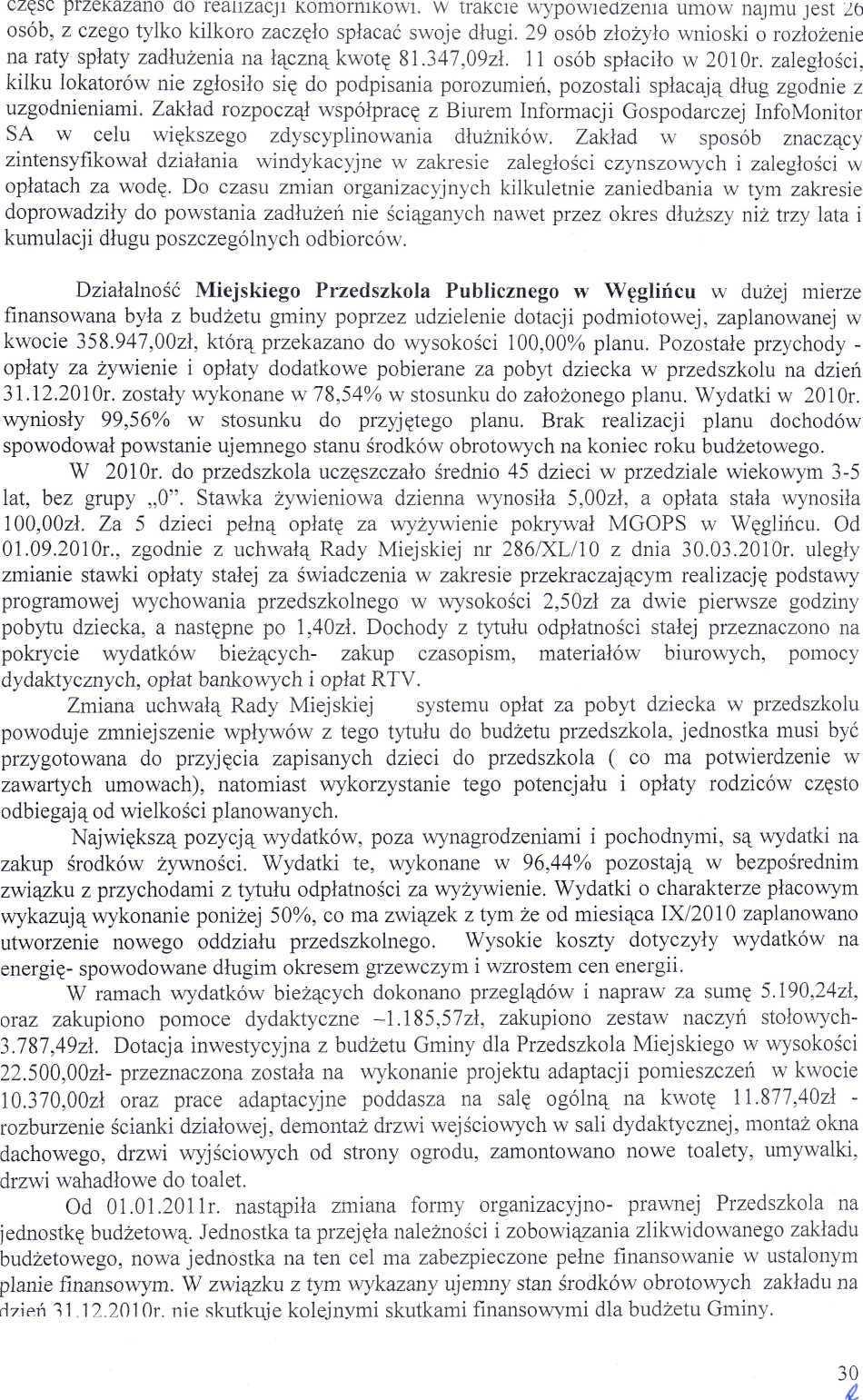 3 l część przekzno o relizcji KomorniKowi. w trkcie wypowiedzeni umów njmu jest Zfe osób, z czego tylko kilkoro zczęło spłcć swoje długi.