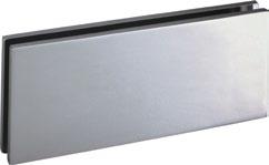mm TGSC501 Klamra standardowa (szkło ściana), H=72 mm Standard clamp (glass to wall), H=72