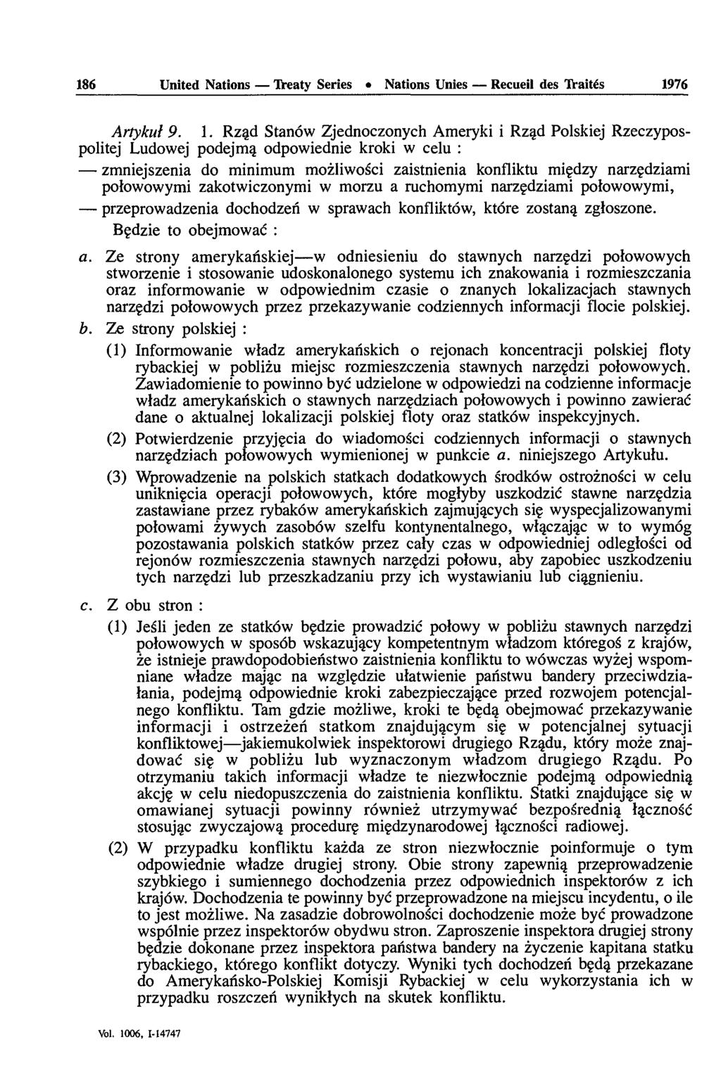 186 United Nations Treaty Series Nations Unies Recueil des Traités 19