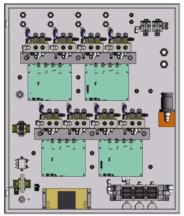 Panel automatycznego systemu Prodigy z pompami HDLV 3 2 2 0 3 9 4, 5 6 7 Rysunek 0 Czêœci