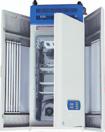 Panel operacyjny na drzwiach,łatwy do obsługi l Zakres temperatur Precyzja kontroli temperatury Odchylenie temperatury Nierównomierność temperatury Oświetlenie 31GZX5 INKUBATORY BEZ OŚWIETLENIA / Z
