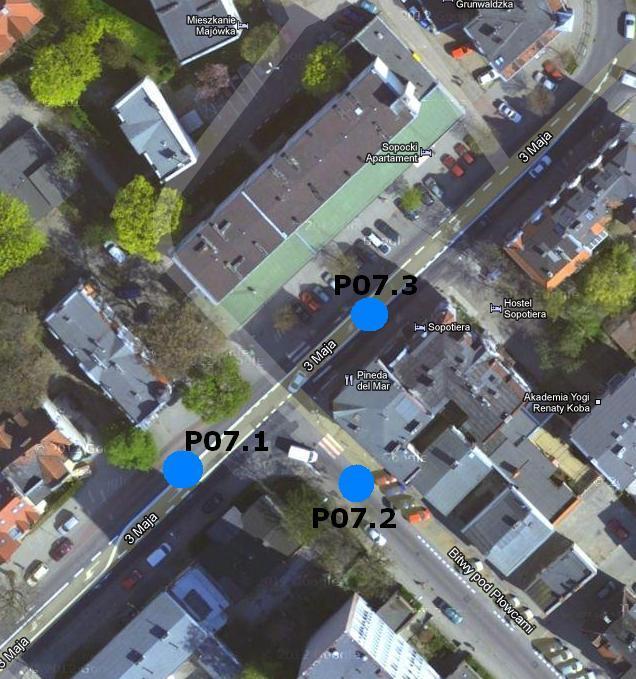 Lokalizacja nr 7 Skrzyżowanie ul. 3 maja z ul.