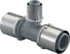 Uponor S-Press Uponor S-Press trójnik PPSU PPSU stała tueja aciskowa e stai nierewnej pierścień oporowy i test próy sceności 1046390 40 67.5 28.5 1046391 50 72.5 33.