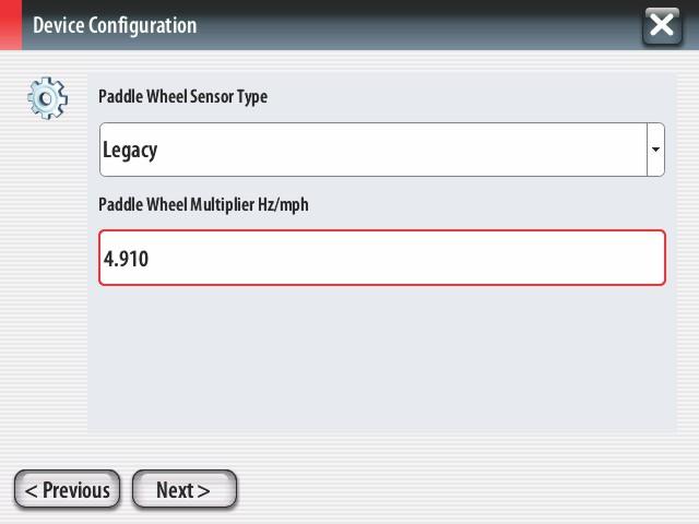 - Pole typu czujnik koł łoptkowego Kończenie prcy systent konfigurcji 56759 Dotknąć Finish (Zkończ), y zkończyć prcę
