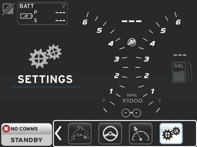 użyciem menu Settings (Ustwieni).