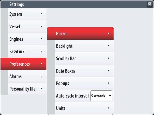 Menu EsyLink. 56776 5.