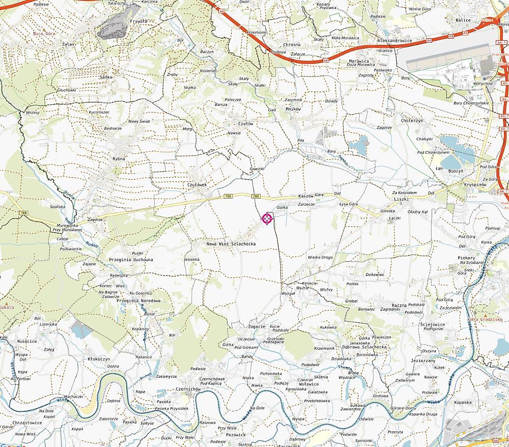 POŁOŻENIE, LOKALIZACJA I DOSTĘPNOŚĆ: KRÓTKI OPIS GMINY Gmina Czernichów położona jest w odległości około 20km na zachód od Krakowa, na lewym brzegu Wisły.