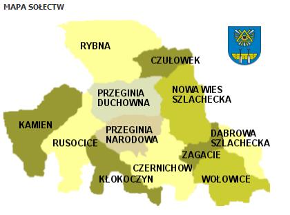 źródło: www.czernichow.pl Nowa Wieś Szlachecka - leży na równinie nadwiślańskiej, na południe od drogi z Liszek do Alwerni, między Przeginią Duchowną a Czułówkiem.